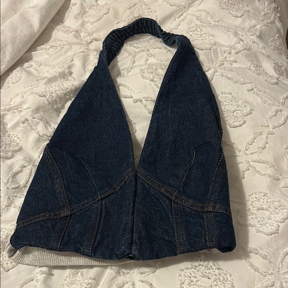 Zara Denim Halter Top - Picture 5 of 5